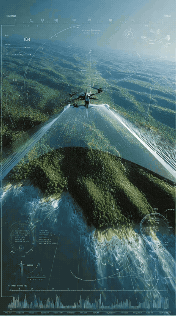 GIF PLACEHOLDER #1 — Drone screen recording / flight path