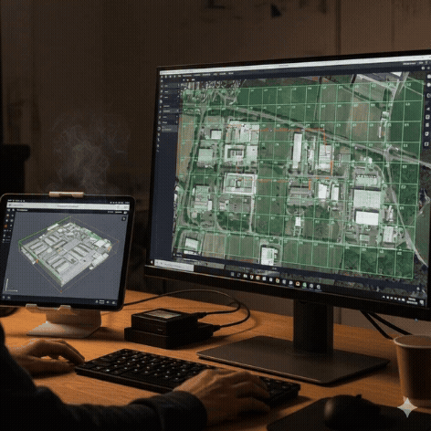 GIF PLACEHOLDER #3 — Map processing / orthomosaic preview